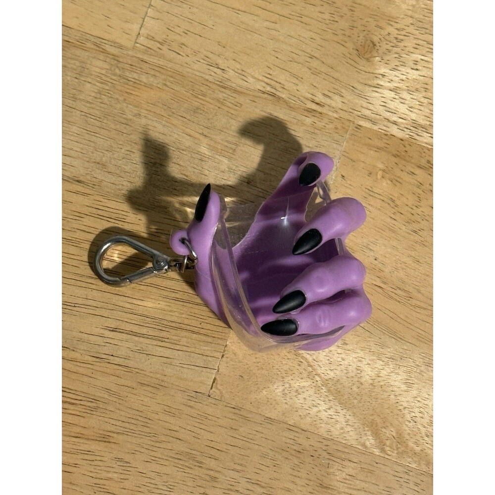 Bath & Body Works Halloween Witch Purple Hand Keychain Holder PocketBac 2022